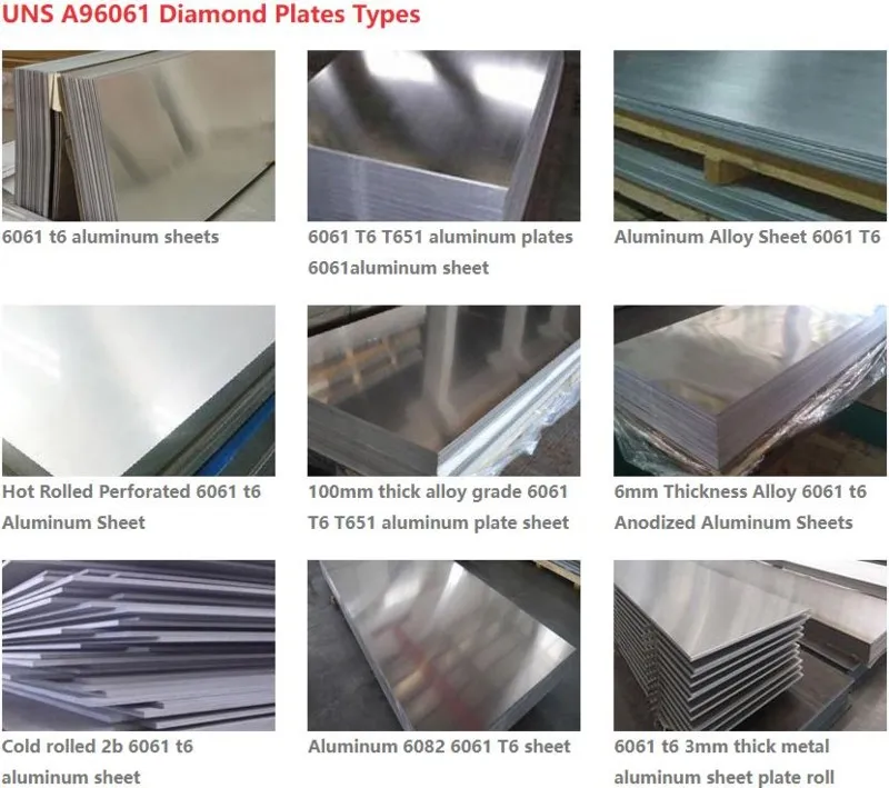 Aluminum Alloy ASTM B209 6061 T6 Plate Aluminum Alloy ASTM B209 6061 T6 Plate